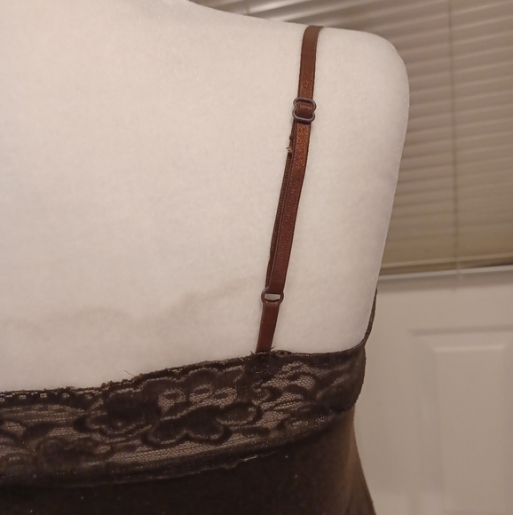 4/$30 Dark Brown Camisole - Size 8 - Picture 5 of 7